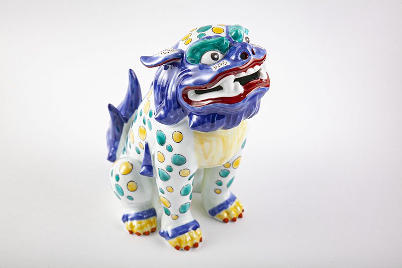 古伊万里様式 色絵獅子【置物・あ】｜有田焼なら賞美堂本店オンライン