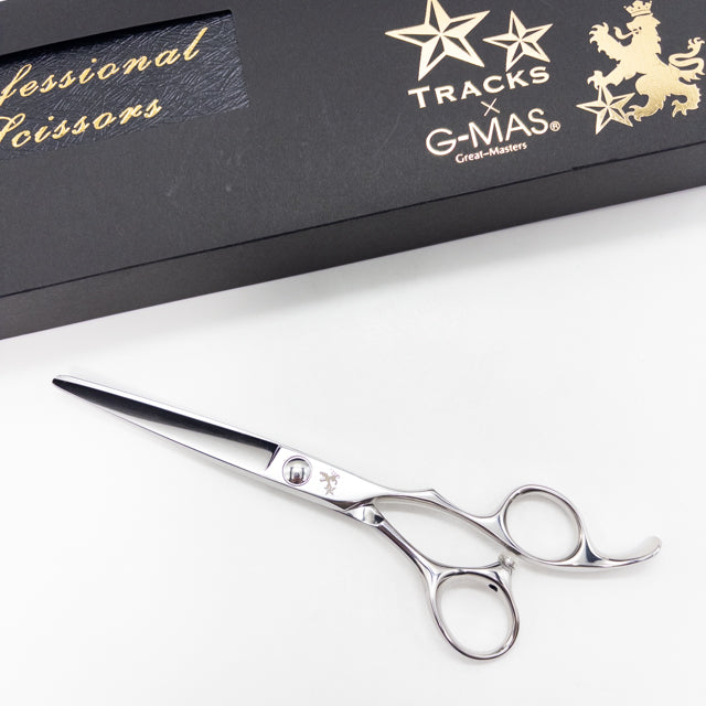 美品【YAGYU柳生】覇王6.0シザー オフセット理容 美容ハサミ 美容師