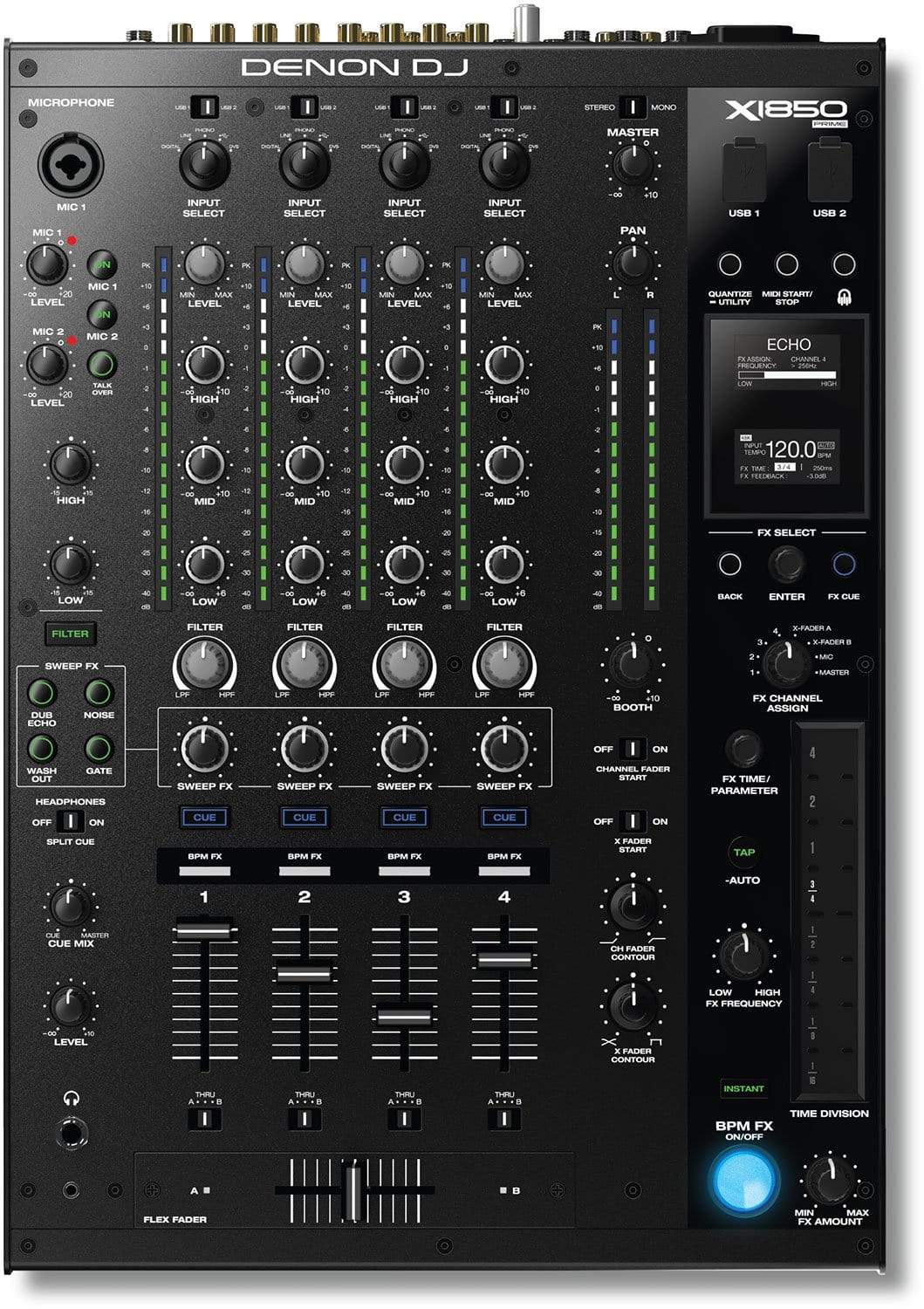 Denon DJ DN-X1100 4 Channel DJ mixer