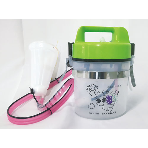 乾電池式ジベレリン処理・噴霧器 らくらくカップ2 特大カップ（径13cm