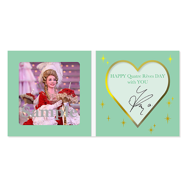 スクエアフォト＆サイン入りカードセット＜キャトルレーヴ30th＞／夢白