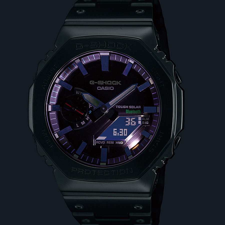 G-SHOCK フルメタル レインボーカラー アクセント GM-B2100PC-1AJF