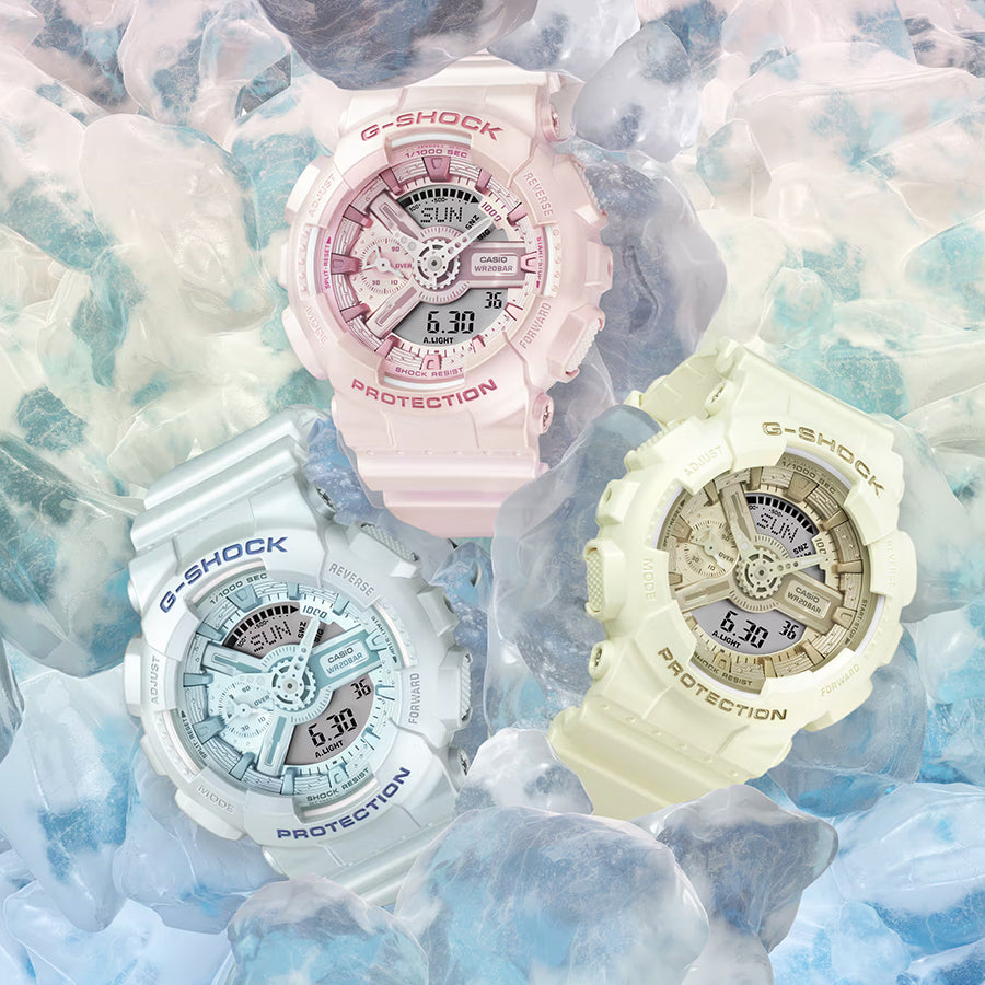 G-SHOCK ミッドサイズ シルキートーンカラーズ ピンク GMA-S110ST-4AJF
