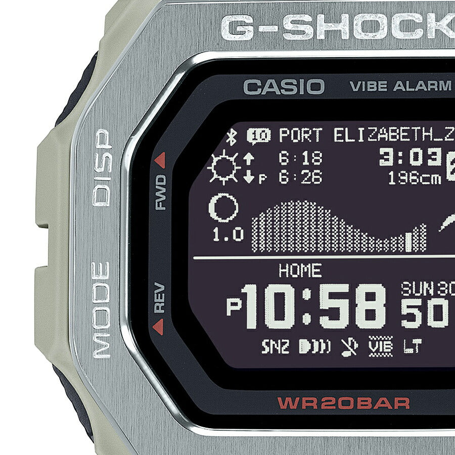 G-SHOCK G-LIDE GBX-100-8JF メンズ 電池式 Bluetooth デジタル 反転