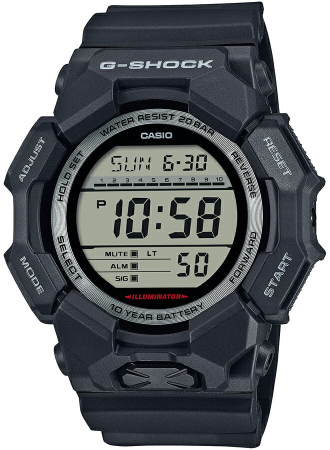 G-SHOCK 10年バッテリー GD-010-1JF メンズ 電池式 デジタル ラウンド