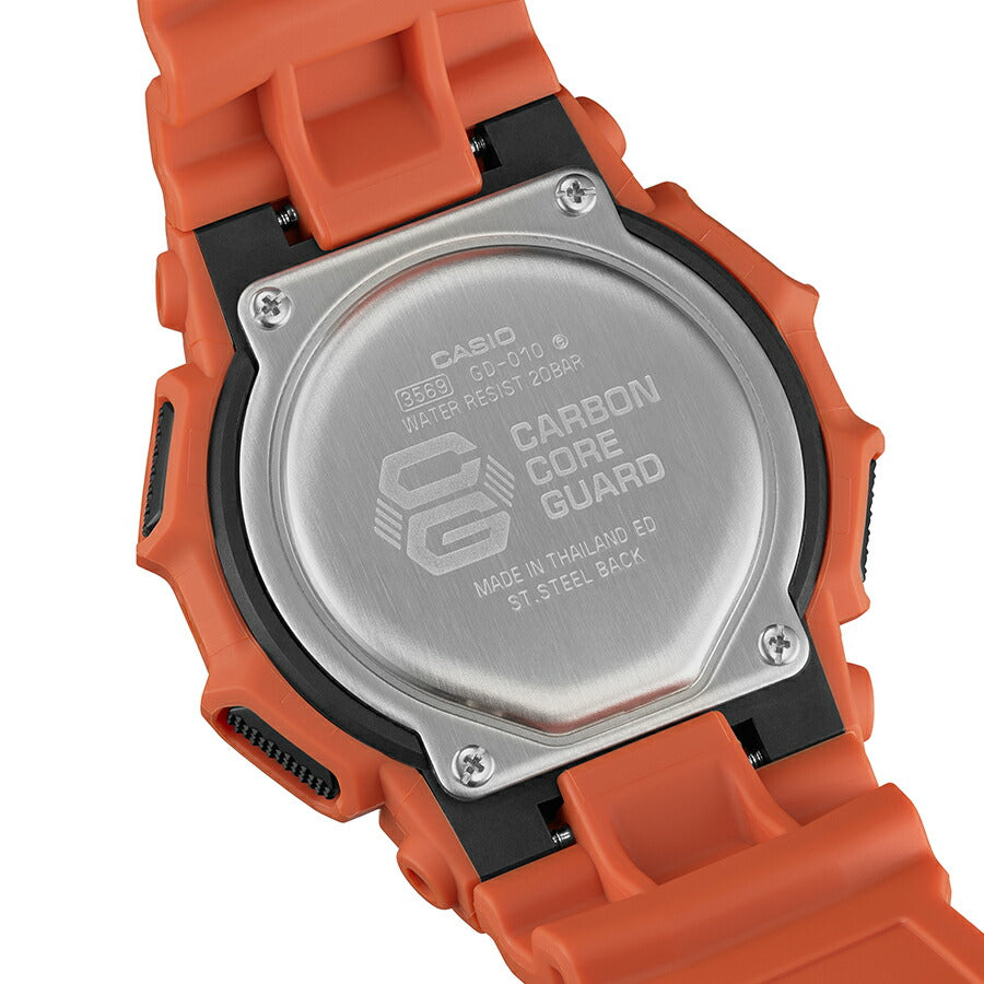 G-SHOCK 10年バッテリー GD-010-4JF メンズ 電池式 デジタル ラウンド