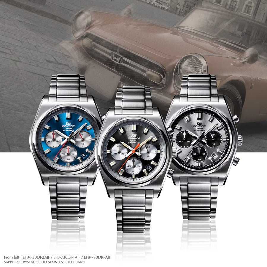 カシオ エディフィス クオーツ クロノグラフ EFB-730DJ-2AJF メンズ