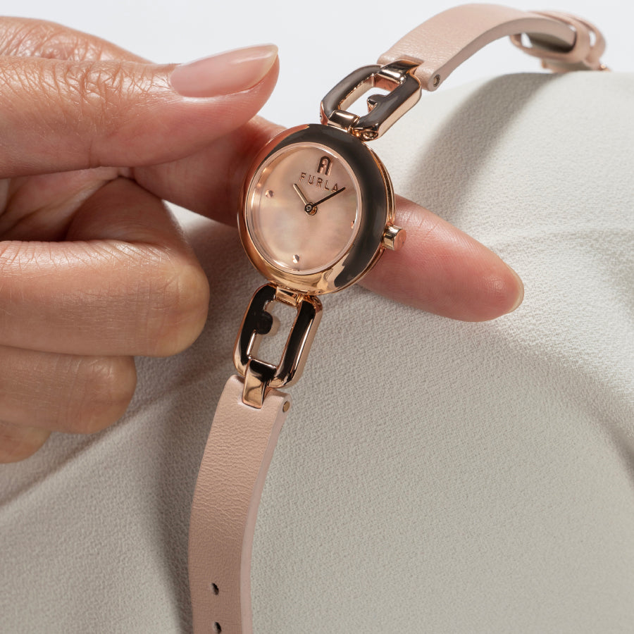 フルラ アルコ チェーン FL-WW00015016L3 レディース 電池式 革ベルト