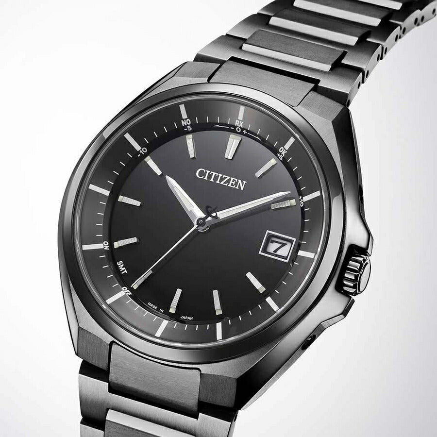シチズン アテッサ ブラックチタン 3針 ワールドタイム CB3015-53E