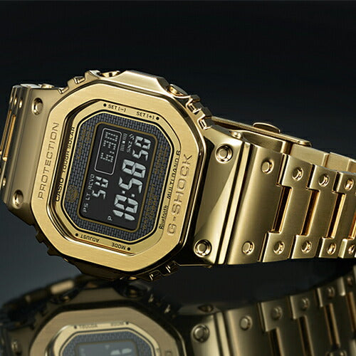 G-SHOCK フルメタル ゴールド GMW-B5000GD-9JF メンズ 電波ソーラー