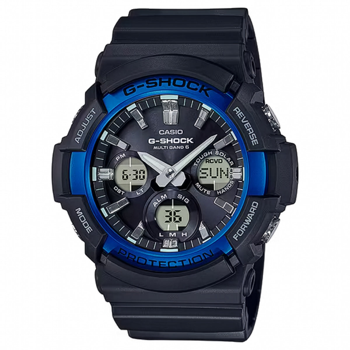G-SHOCK GAW-100B-1AJF メンズ 電波ソーラー アナデジ ブラック ビッグ