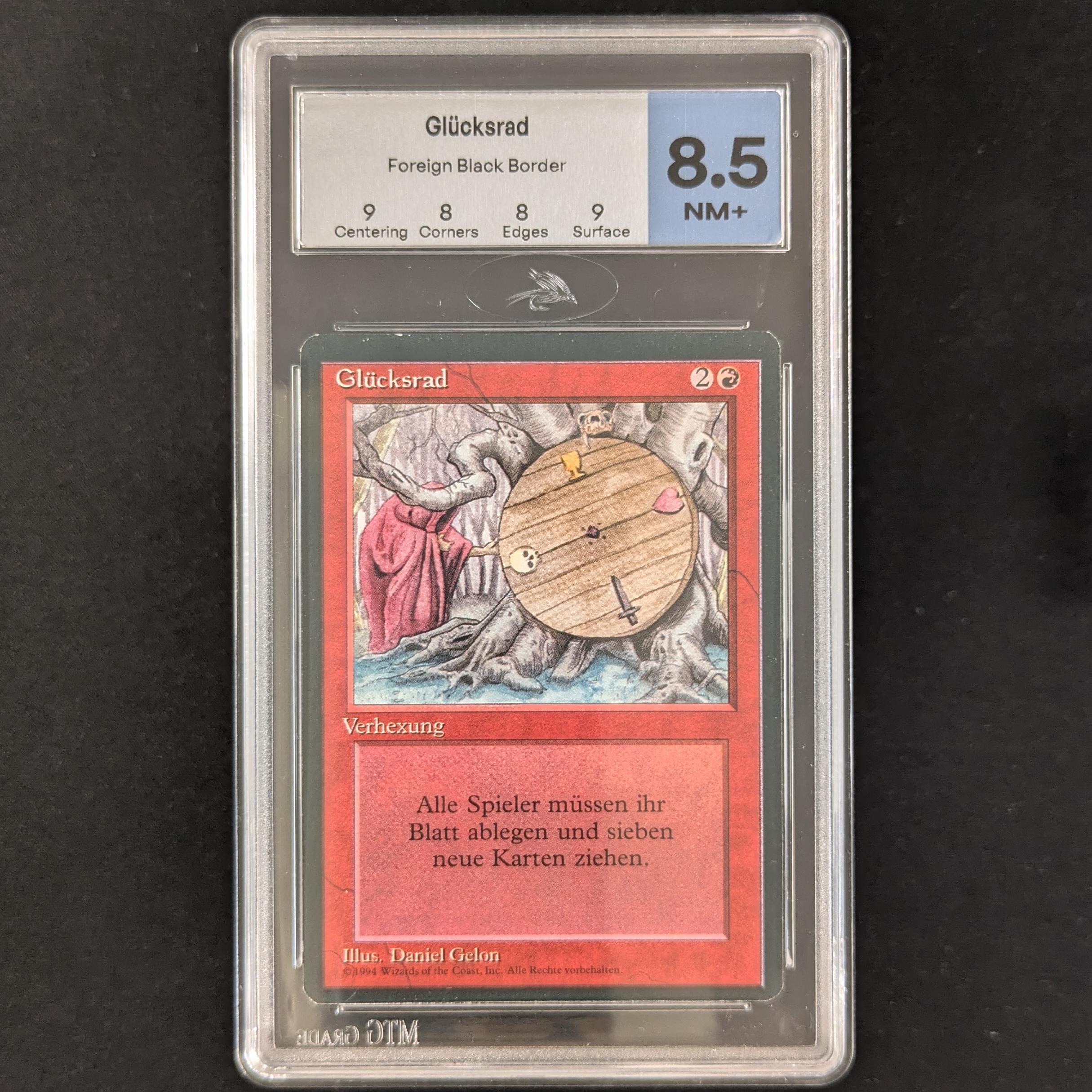 Wheel of Fortune - Foreign Black Bordered