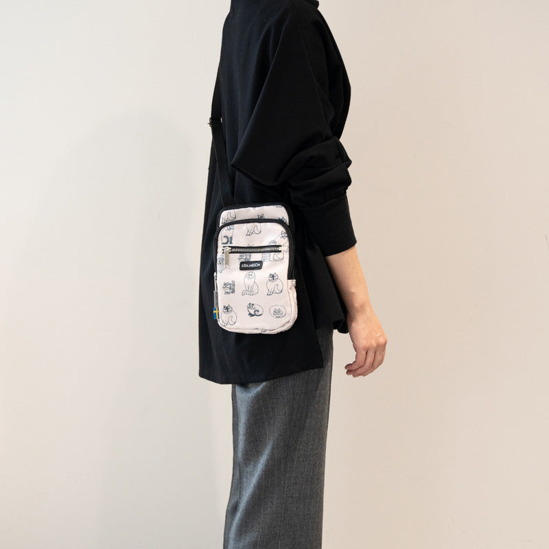 ミニショルダーバッグ（スケッチねこたち）