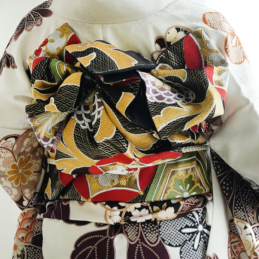 レンタル】振袖 着物セット 正絹着物+袋帯 成人式 晴れ着 往復送料無料