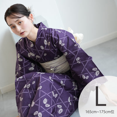 浴衣（紫色／パープル） | utatane［公式］オンラインショップ