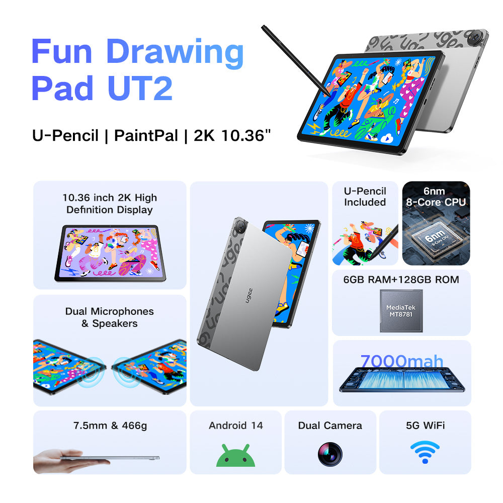 10.36-Inch Standalone Fun Drawing Pad UT2 – ugee Official Store