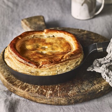 オーブンセーフスキレット 20cm 【ステンレスリッドセット】[メタル