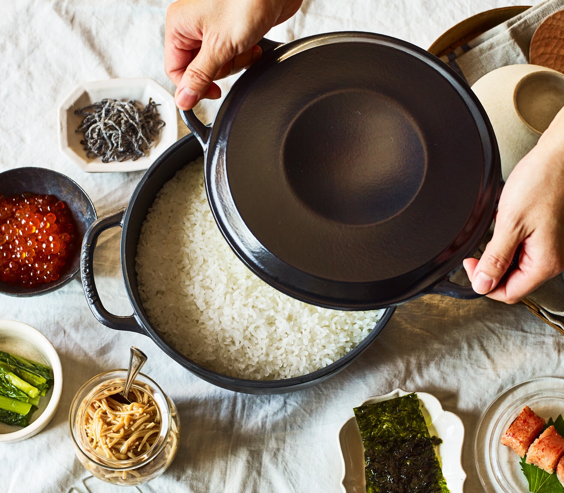 バーミキュラ ライスポットミニ / ポット単品[トリュフグレー