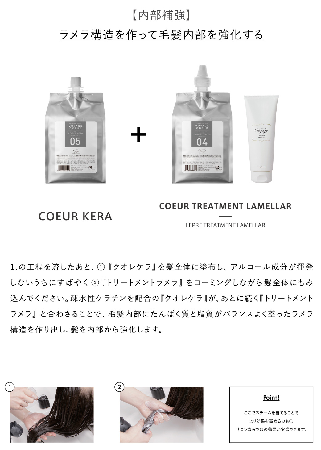 Voyage Cosmetics / クオレ04トリートメント ラメラ 1000g