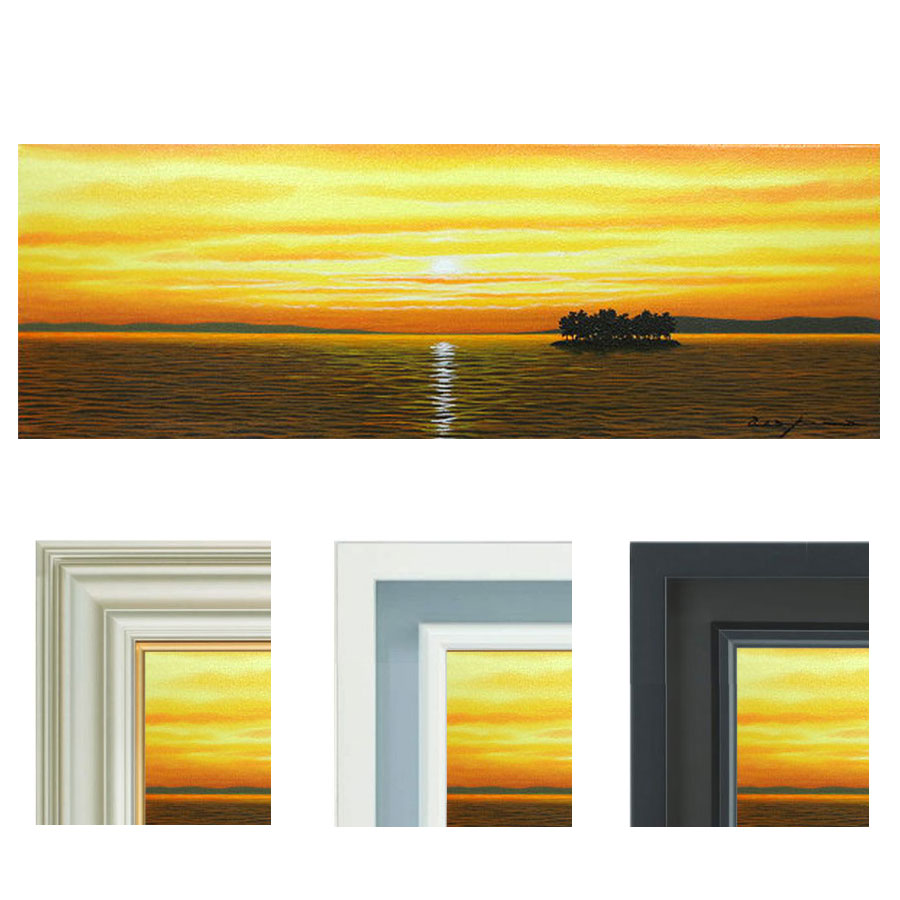 楽天市場】絵画 油絵 宍道湖 (朝隈敏彦) 送料無料 【肉筆】【油絵