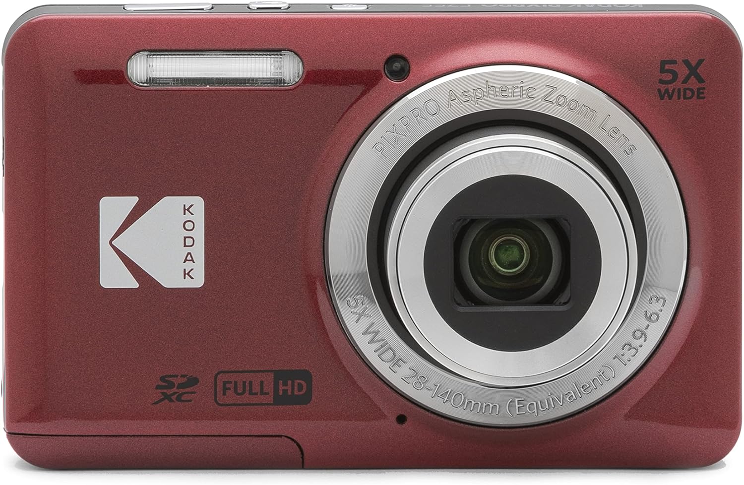 楽天市場】KODAK (コダック) PIXPRO 使いやすい ズーム FZ55-RD 16MP