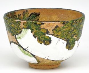 楽天市場】茶碗 灰釉 早蕨 中村良二作（桐箱） : 茶道具商 左座園