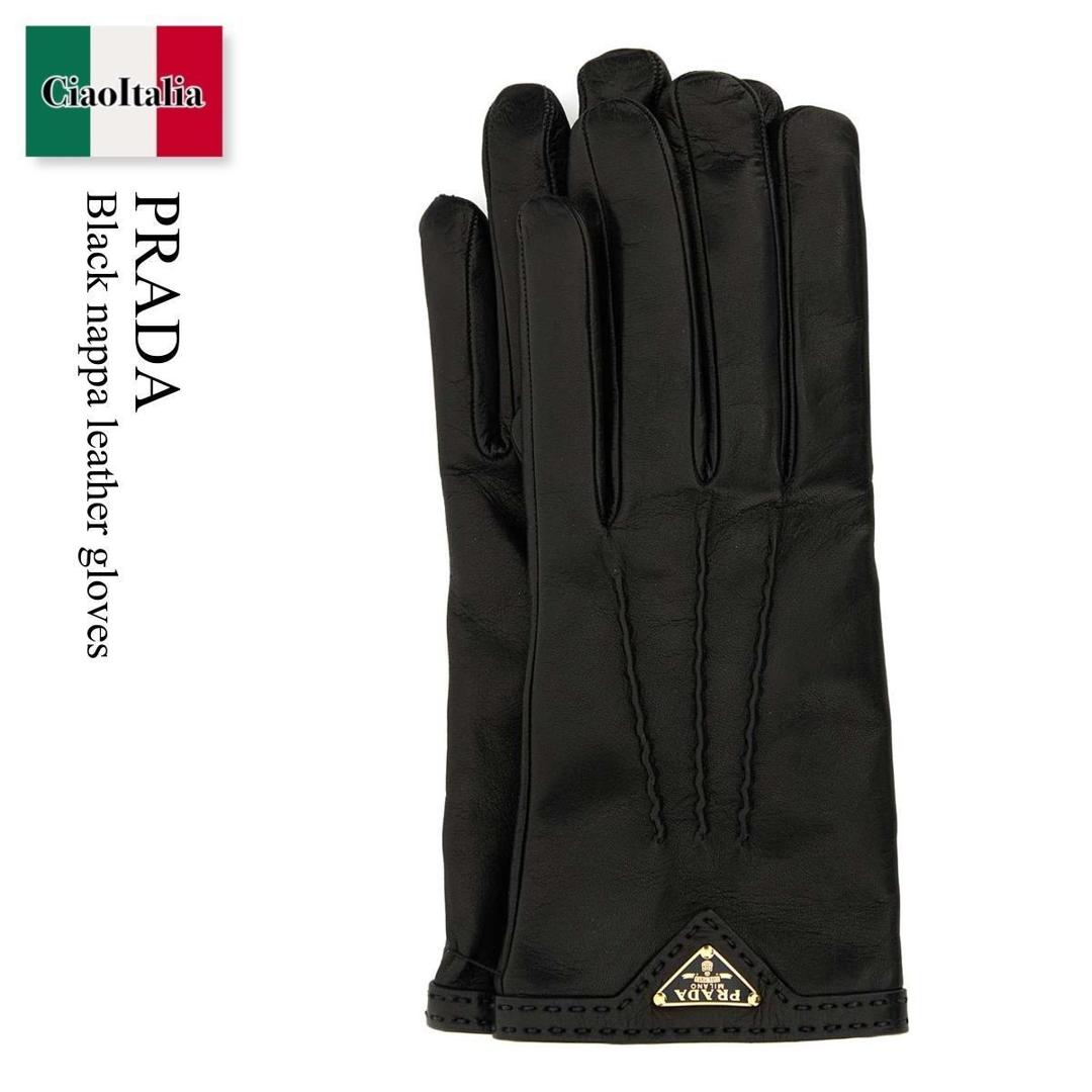 楽天市場】【未使用品】プラダ 【PRADA】レザーグローブ