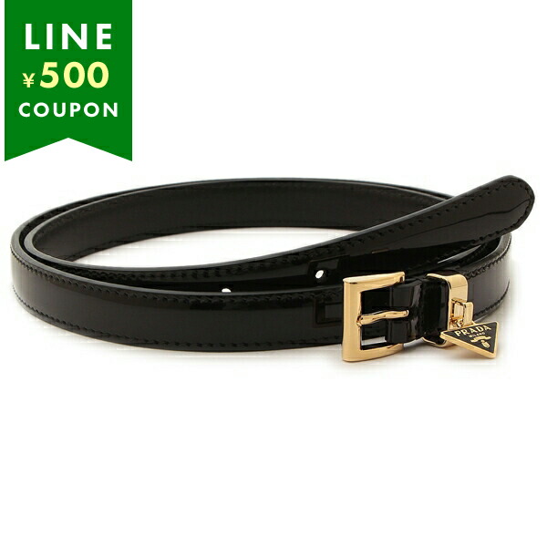 楽天市場】プラダ ベルト トライアングルロゴ ブラック メンズ PRADA