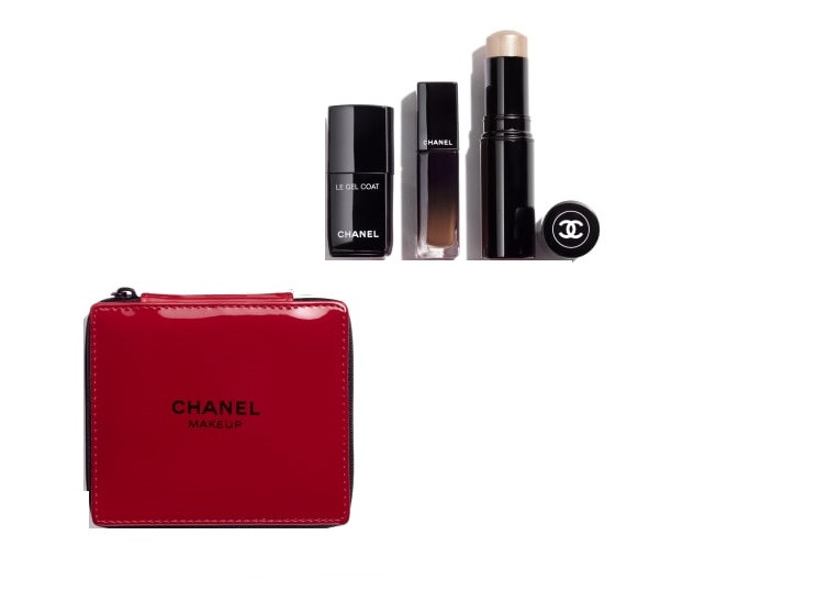 CHANELリップスティック 2本 口紅ケース ショッパー チャーム