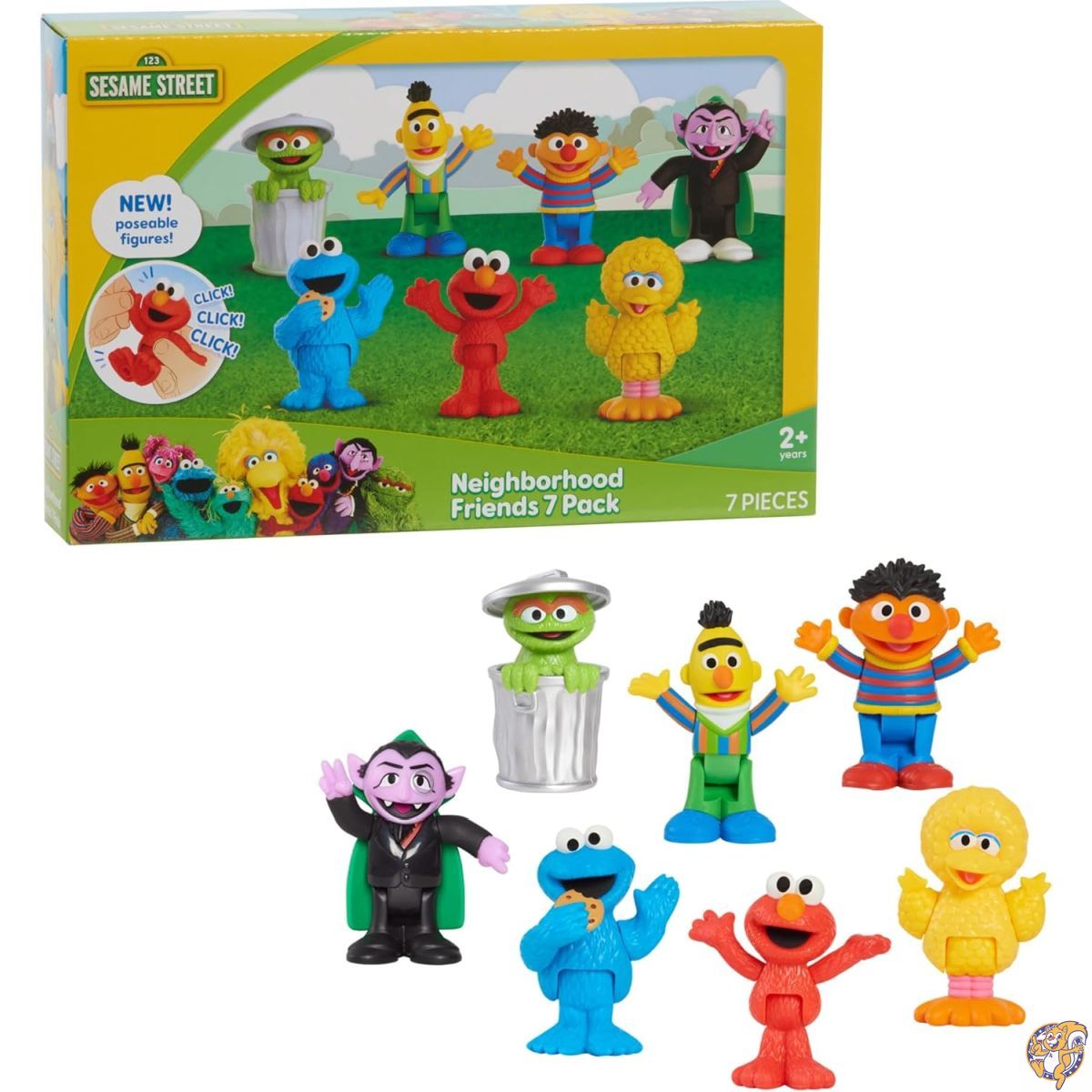 楽天市場】-セサミストリート 近所の友達 7点 ポーズをとることが