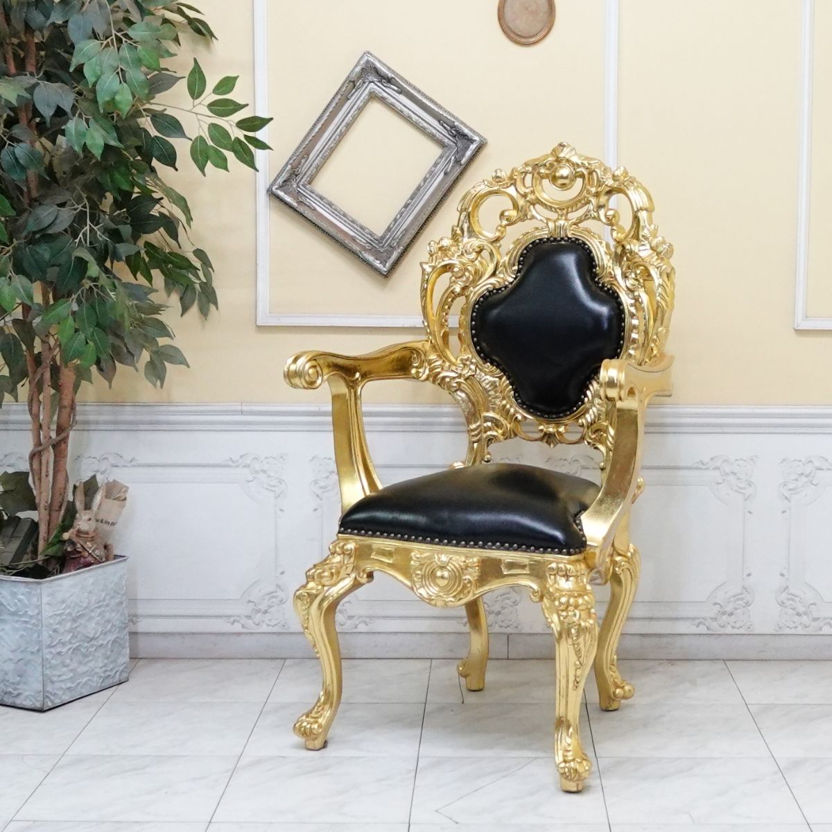 楽天市場】輸入家具 アームチェア アンティーク ダイニングチェア