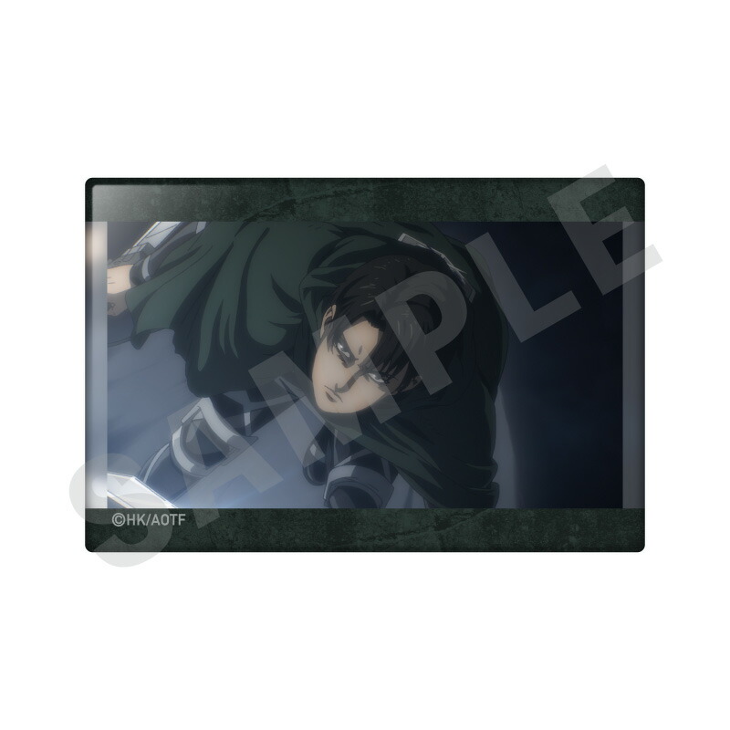 楽天市場】【売り切れ】進撃の巨人 リヴァイ ホログラムビッグ缶バッジ