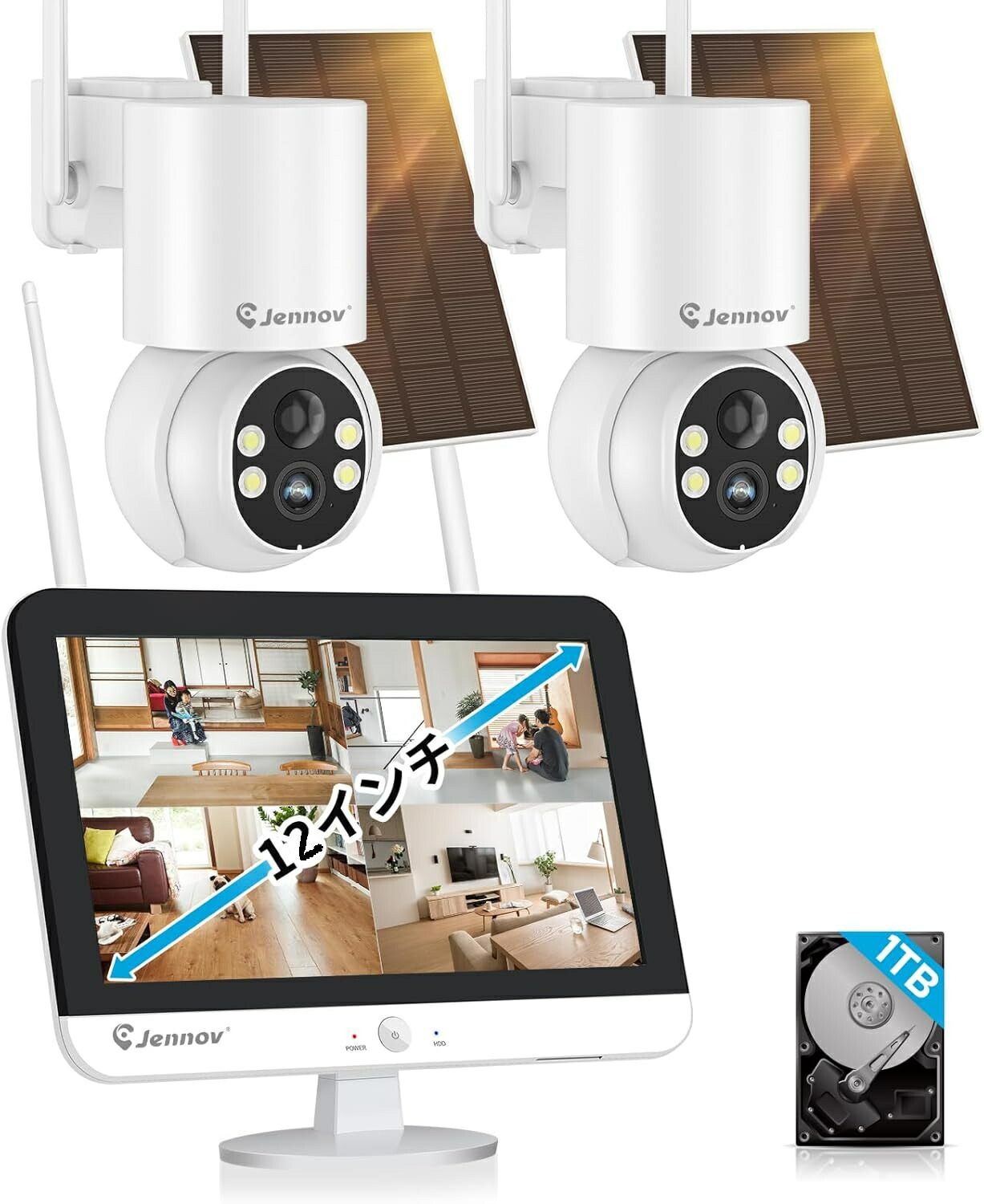 楽天市場】防犯カメラ 屋外 ワイヤレス 増設専用カメラ 単独使用不可