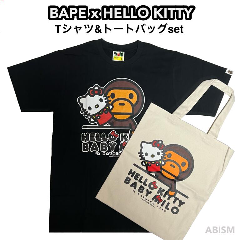 楽天市場】A BATHING APE(エイプ)x HELLO KITTY(ハローキティ)MILO ON