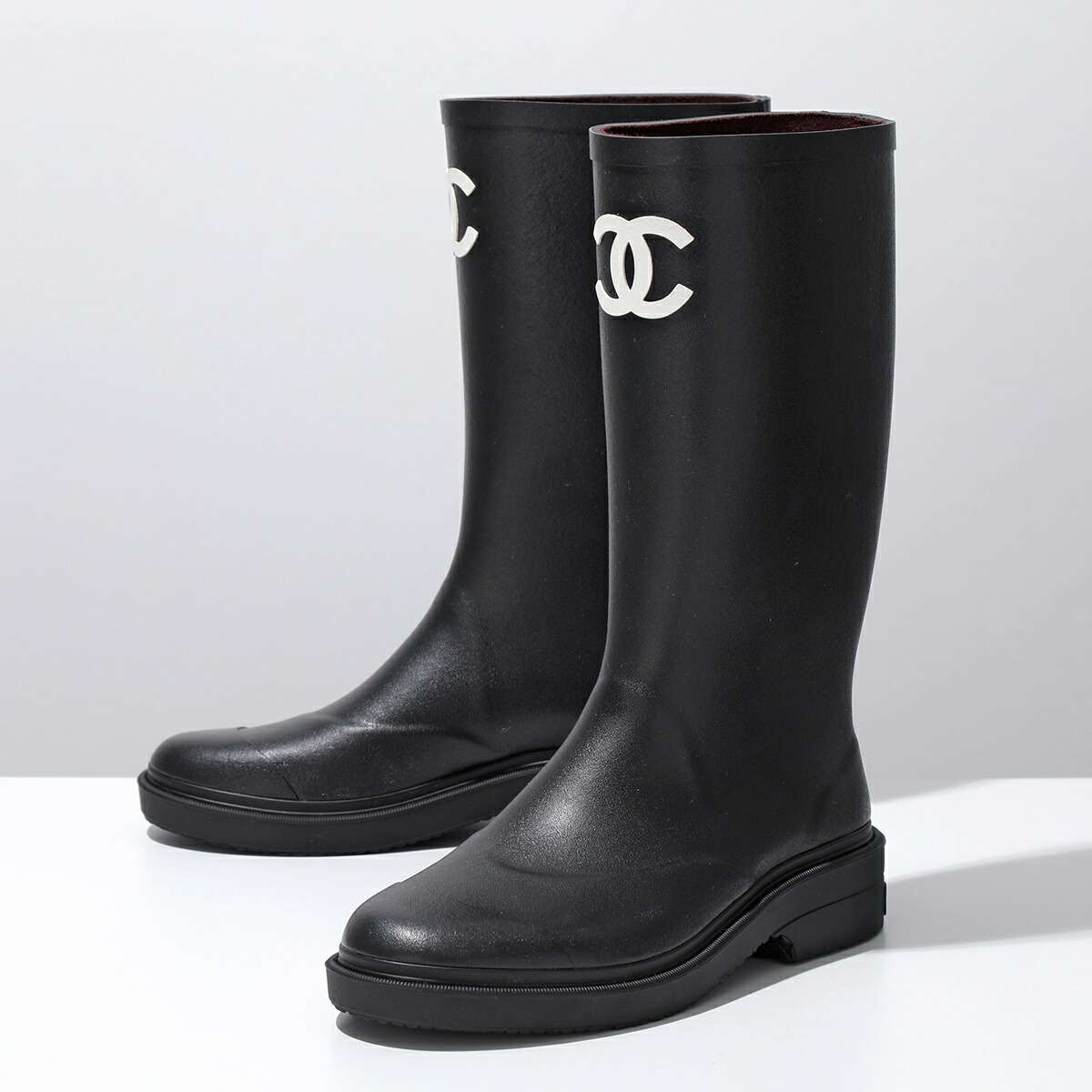 CHANEL シャネル ロングブーツ G39620 X56326 レディース ラバー