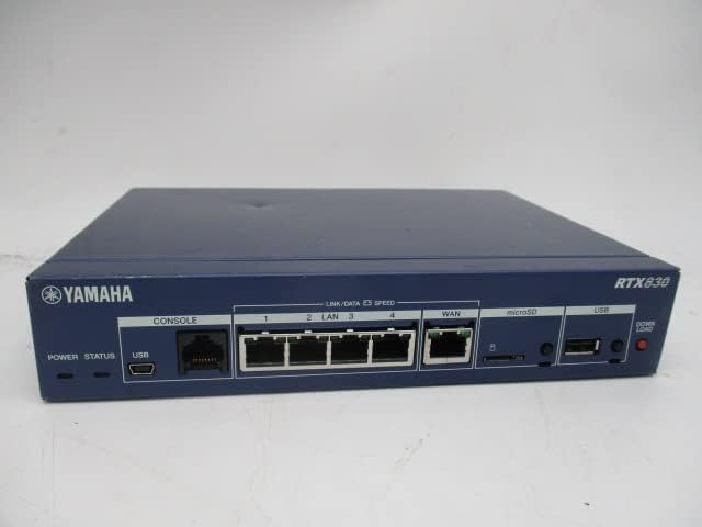 楽天市場】□＃YAMAHA/ヤマハ ギガアクセスVPNルーター RTX830 初期化