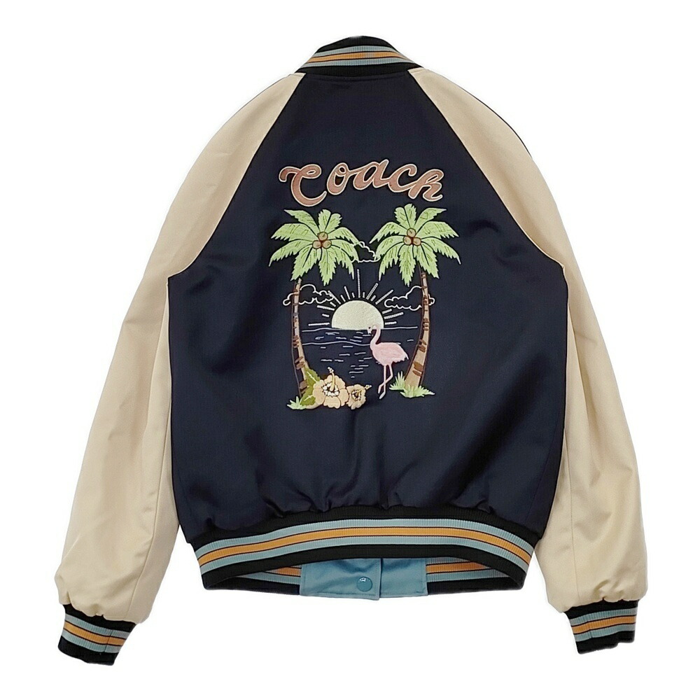 楽天市場】コーチ COACH 花柄刺繍 スカジャン ジャンパー 桜