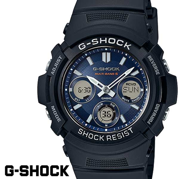 楽天市場】G-SHOCK 電波 ソーラー 電波時計 マルチバンド6 AWG-M100A