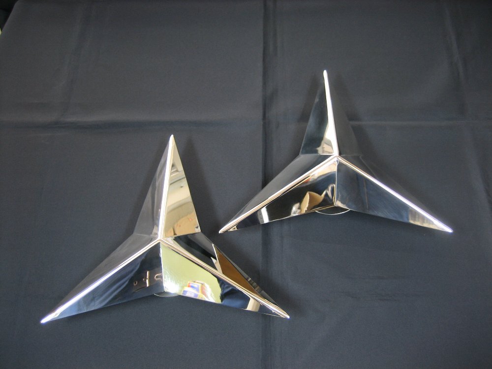 楽天市場】新品 鏡面ステンレス ベンツ型 22.5インチ ホイール