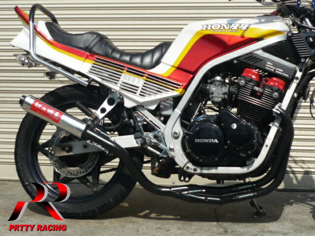 楽天市場】HONDA CBR400F 紀の国屋 45π 分割式 4-2-1管 黒 マフラー