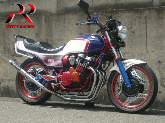楽天市場】HONDA CBX400F/550F 分割式 42.7π (改タイプ1) PRETTY管