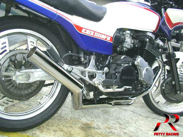 楽天市場】HONDA CBX400F/550F 分割式 42.7π (改タイプ1) PRETTY管
