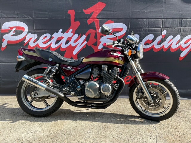 楽天市場】KAWASAKI ゼファー400/χ 54π PRETTY ガニマタブレット管