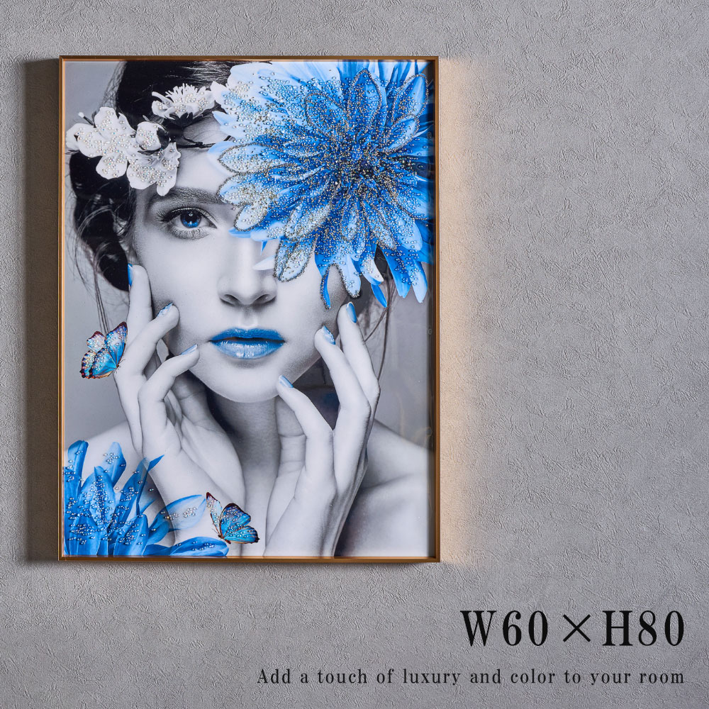 楽天市場】アートパネル クリスタル アート 水晶絵 インテリアフレーム