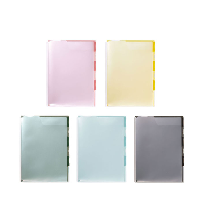 楽天市場】スーパーハードホルダー 3山インデックス A4サイズ マチ付