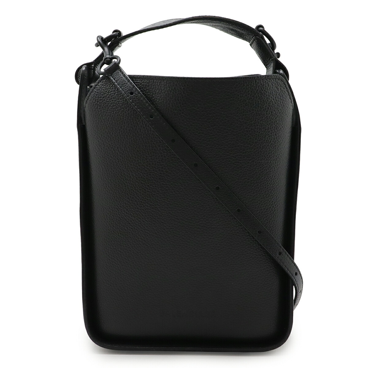 バレンシアガ TOOL2.0 ノースサウス ショルダー レザー ブラック