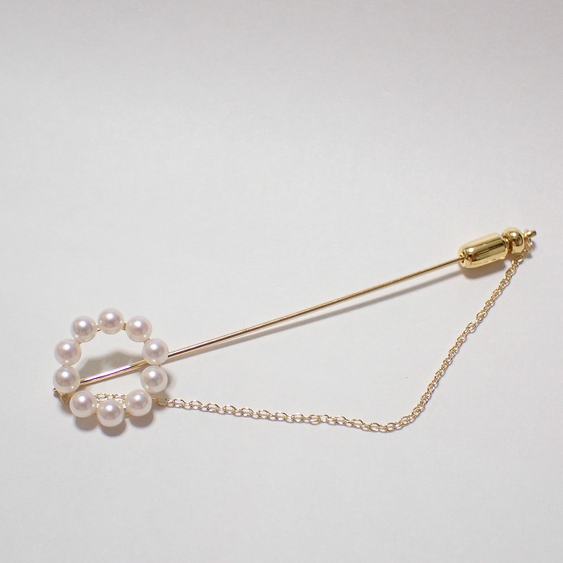 楽天市場】ミキモト MIKIMOTO ピンブローチ 葉っぱ リーフ モチーフ