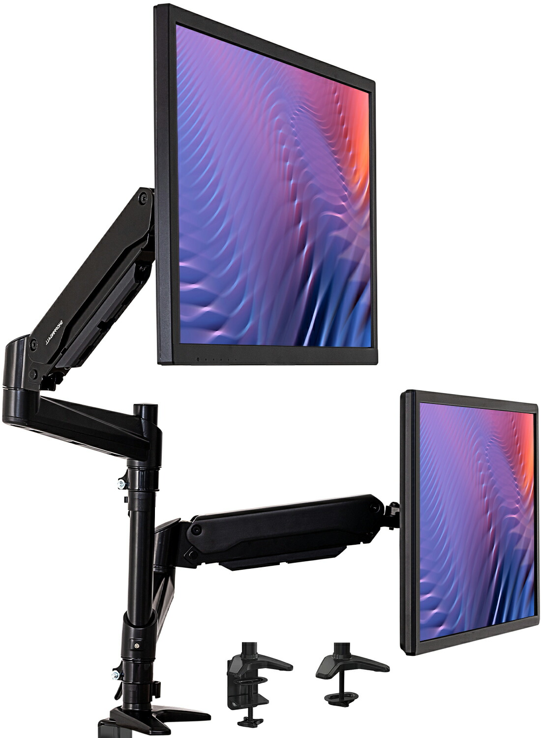 楽天市場】エルゴトロン LX デスクマウント デュアル モニターアーム