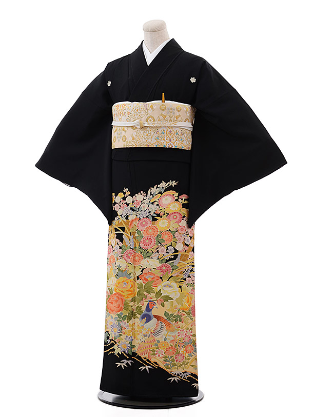 楽天市場】黒留袖 レンタル おすすめ 正絹 4310 ブランド 山本寛斎