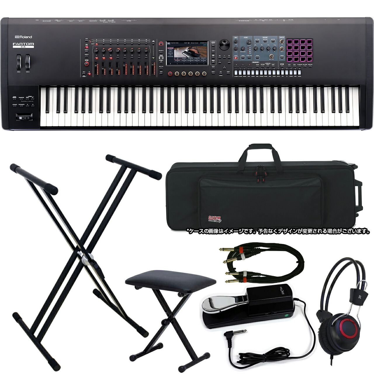 楽天市場】Roland ローランド FANTOM-08 ケースセット シンセサイザー
